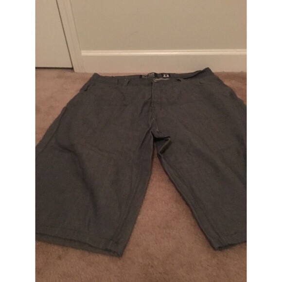 Evolution Mens Jean Shorts Pockets Zip Button Size 44 Gray - Picture 1 of 6